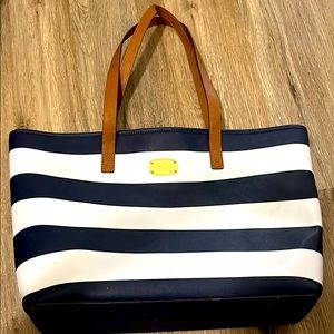 Michael Kors Striped Tote Bag